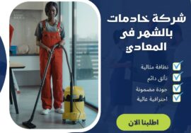 شركة خادمات بالشهر فى المعادي