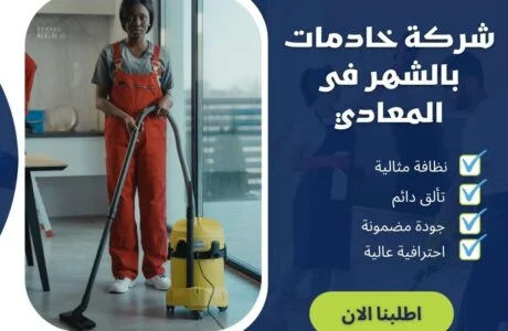 شركة خادمات بالشهر فى المعادي