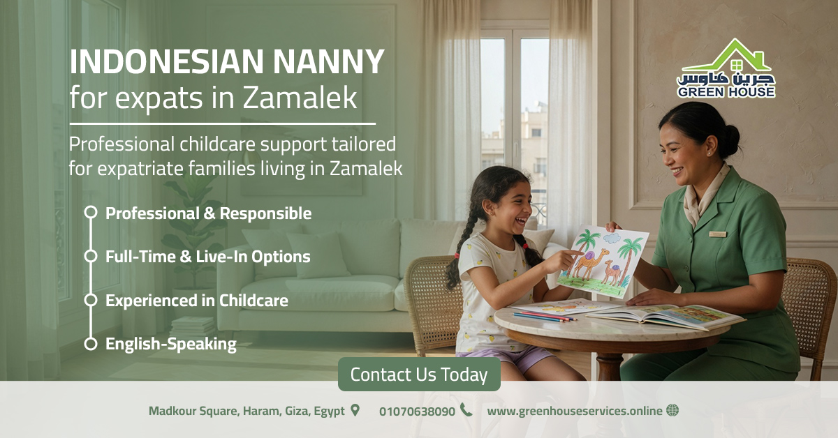 Indonesian nanny for expats in Zamalek
