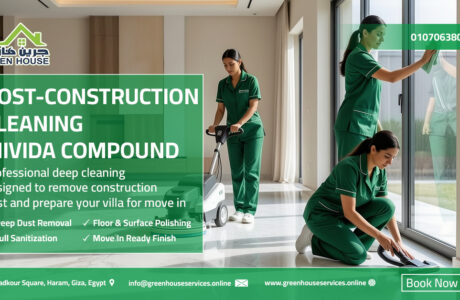 post-construction cleaning Mivida compound