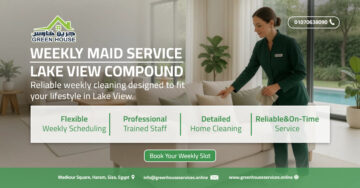 weekly maid service Lake View compound
