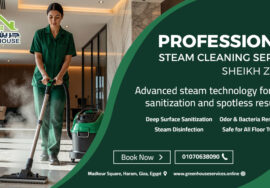 professional steam cleaning service Sheikh Zayed