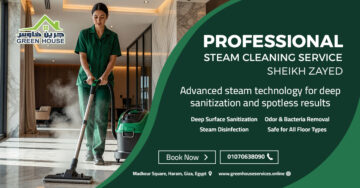 professional steam cleaning service Sheikh Zayed