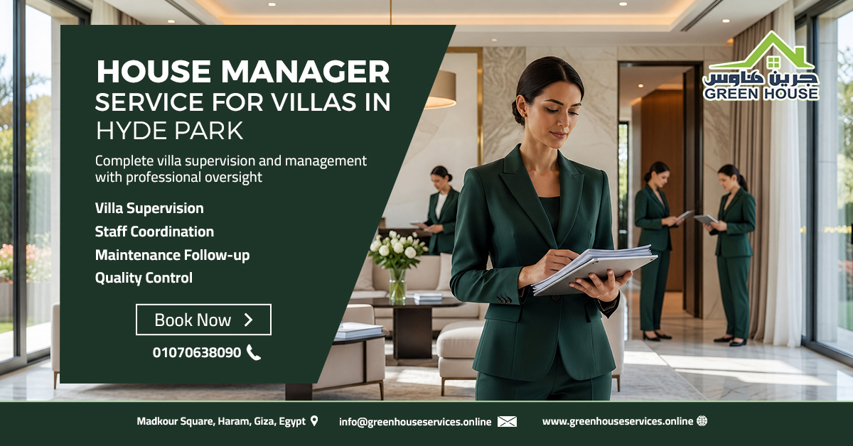 house manager service for villas in Hyde Park