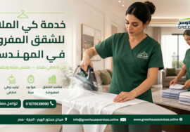 خدمة كي الملابس للشقق المفروشة في المهندسين