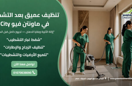 تنظيف عميق بعد التشطيب في ماونتن فيو iCity