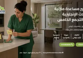 توفير مساعدة منزلية تتحدث الإنجليزية في التجمع الخامس