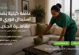 عاملة كينية بضمان استبدال فوري في القاهرة الجديدة